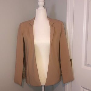 Tan cape blazer
